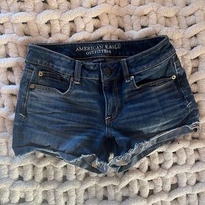 American Eagle Outfitters Dark Blue Jean Shorts